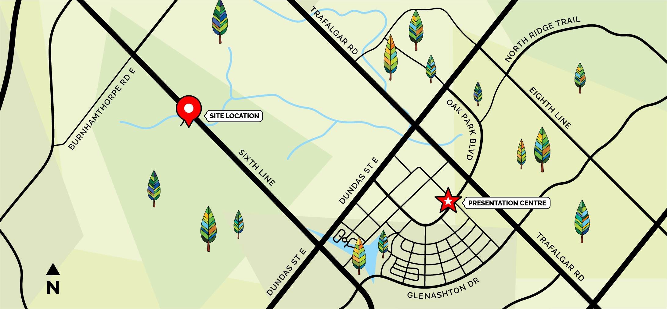Nava Towns location map
