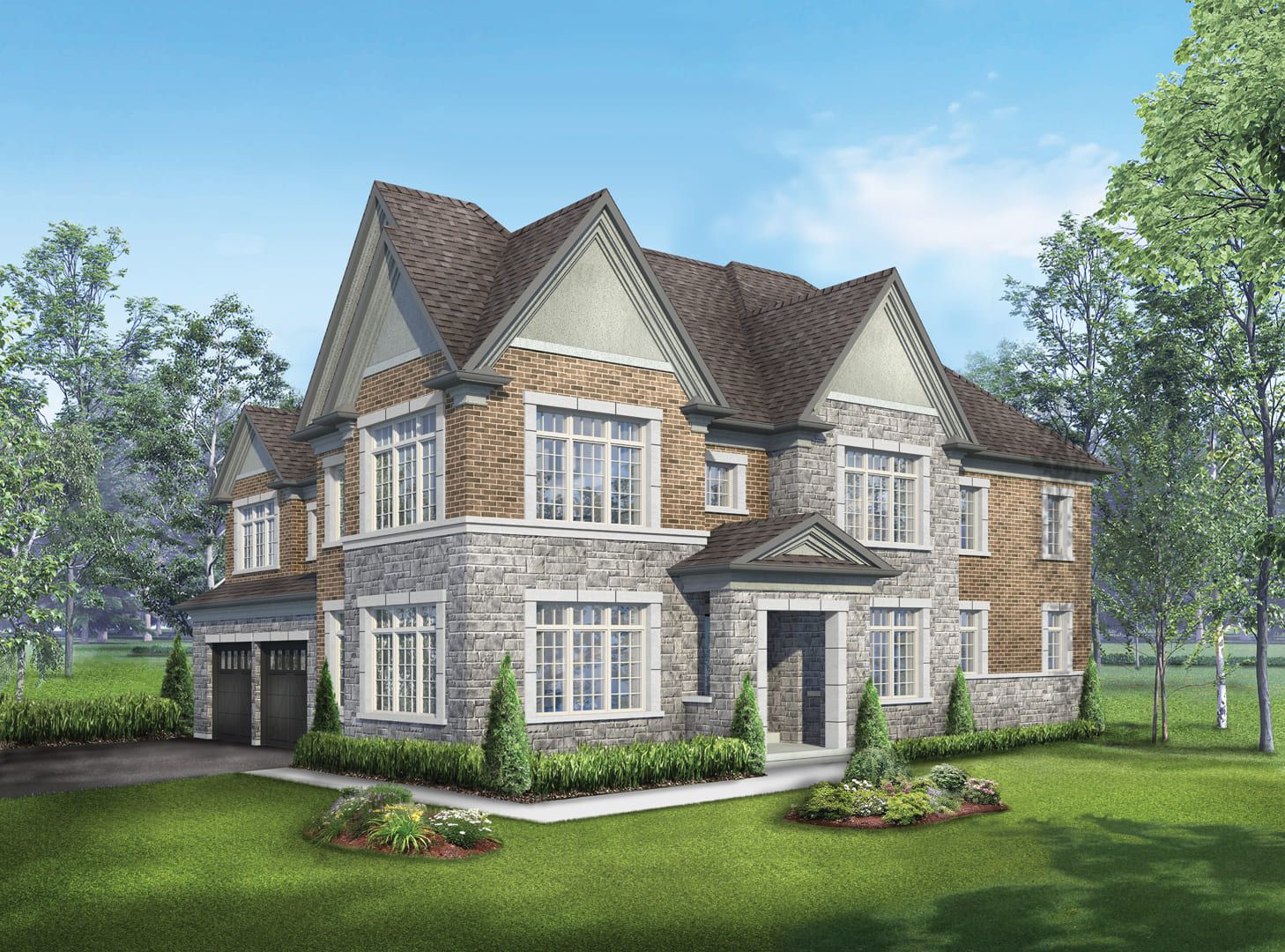 The Talbot, elevation A, a two storey detached Regal Crest home